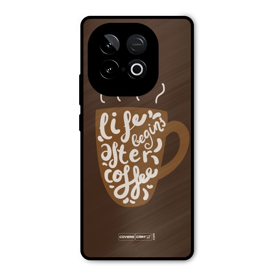 Coffee Mug Metal Back Case for iQOO Neo 10