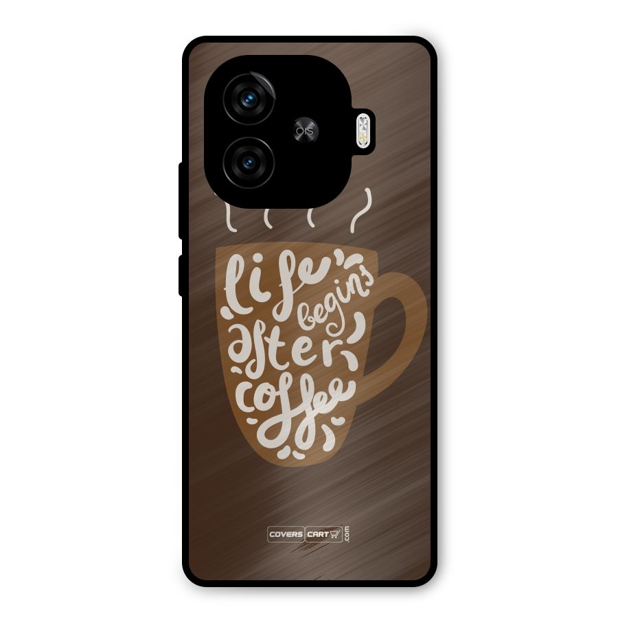 Coffee Mug Metal Back Case for iQOO Neo 10R