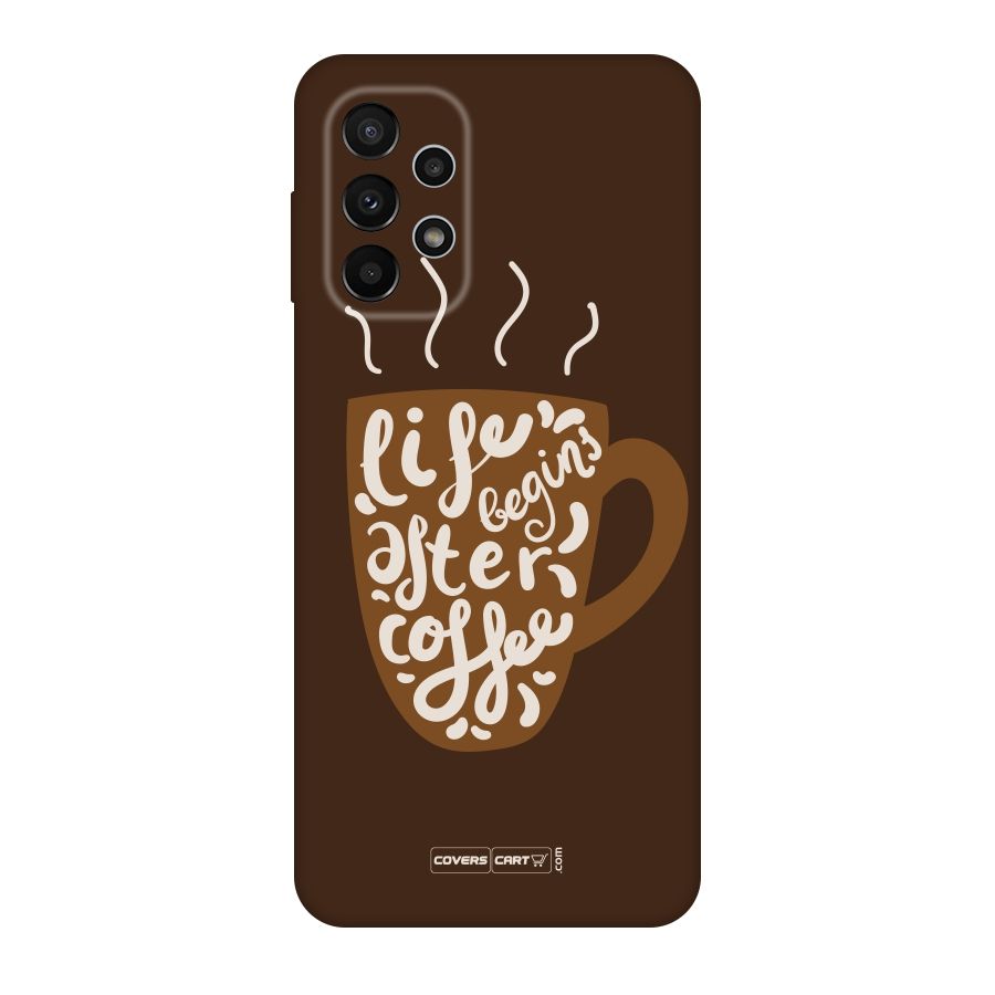 Coffee Mug Original Polycarbonate Back Case for Galaxy A23