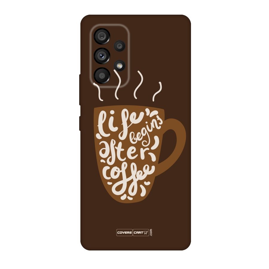 Coffee Mug Original Polycarbonate Back Case for Galaxy A53 5G
