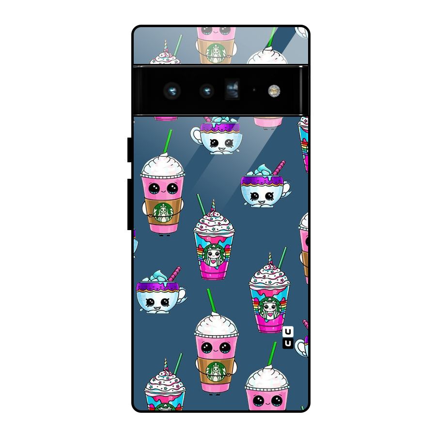 Coffee Mugs Glass Back Case for Google Pixel 6 Pro