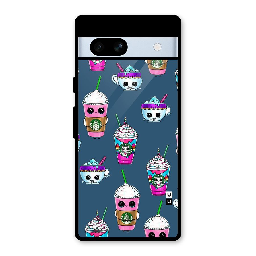 Coffee Mugs Glass Back Case for Google Pixel 7a