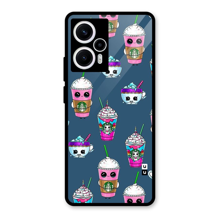 Coffee Mugs Glass Back Case for Poco F5