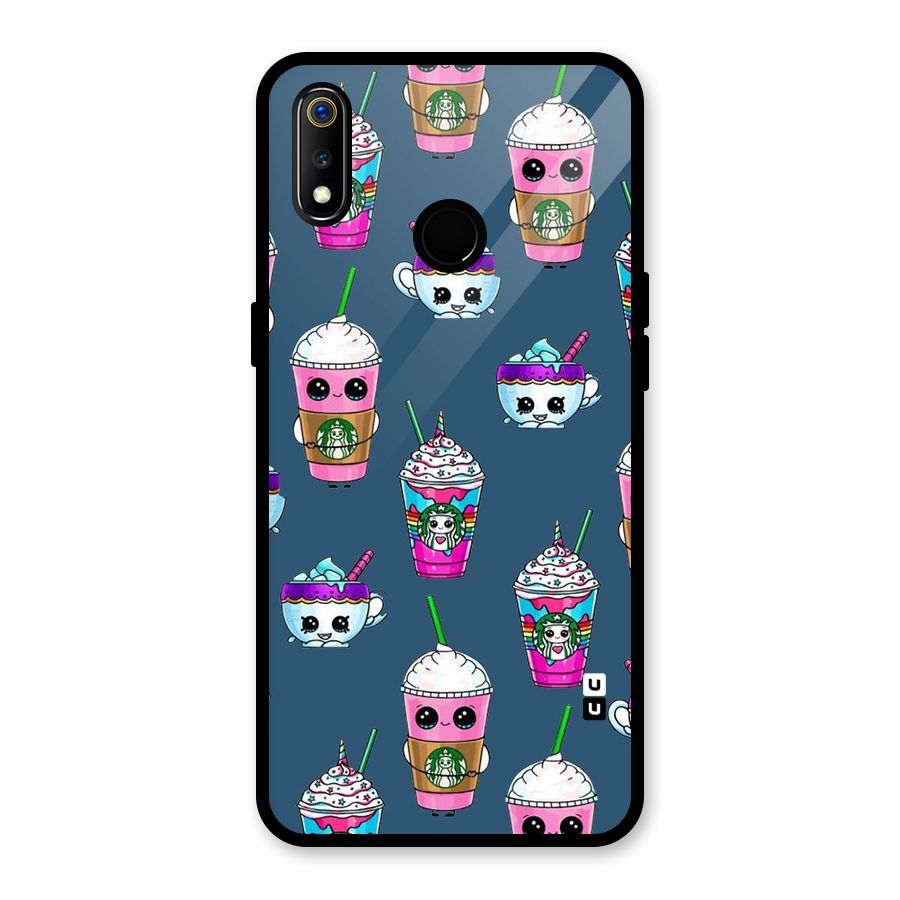Coffee Mugs Glass Back Case for Realme 3i
