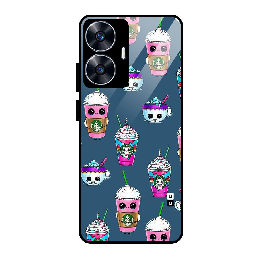 Coffee Mugs Glass Back Case for Realme Narzo N55