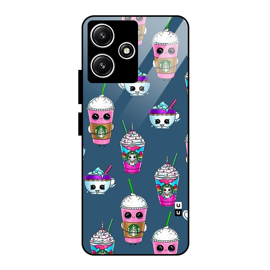 Coffee Mugs Glass Back Case for Redmi 12 5G