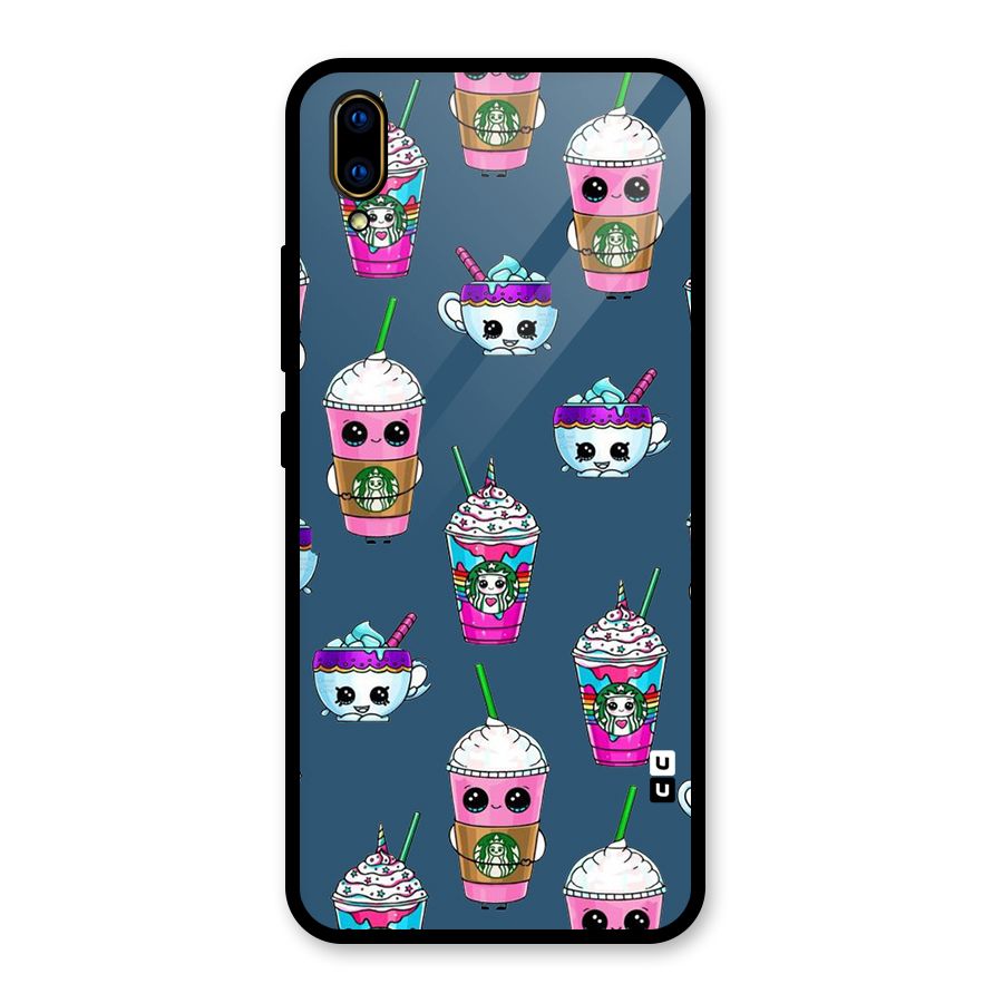 Coffee Mugs Glass Back Case for Vivo V11 Pro