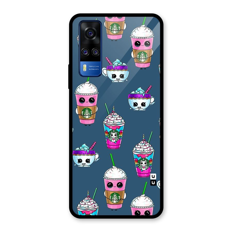 Coffee Mugs Glass Back Case for Vivo Y31