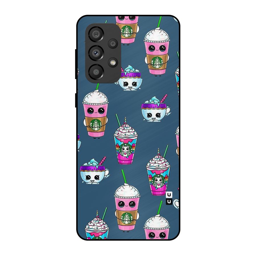 Coffee Mugs Metal Back Case for Galaxy A33 5G