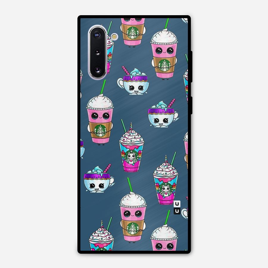 Coffee Mugs Metal Back Case for Galaxy Note 10