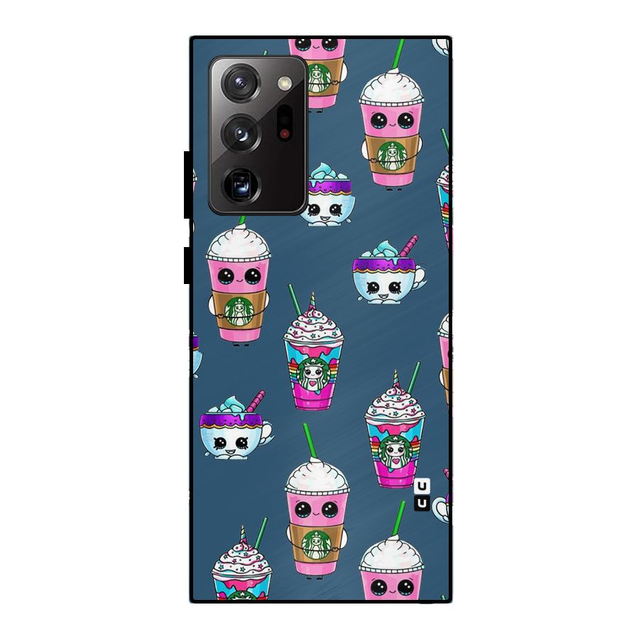 Coffee Mugs Metal Back Case for Galaxy Note 20 Ultra