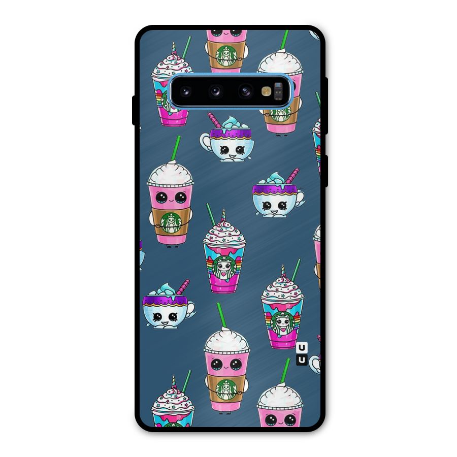 Coffee Mugs Metal Back Case for Galaxy S10
