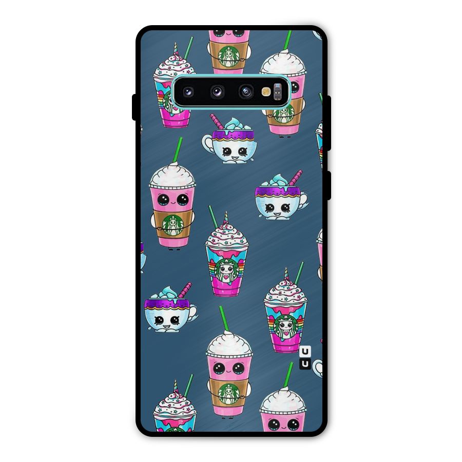 Coffee Mugs Metal Back Case for Galaxy S10 Plus