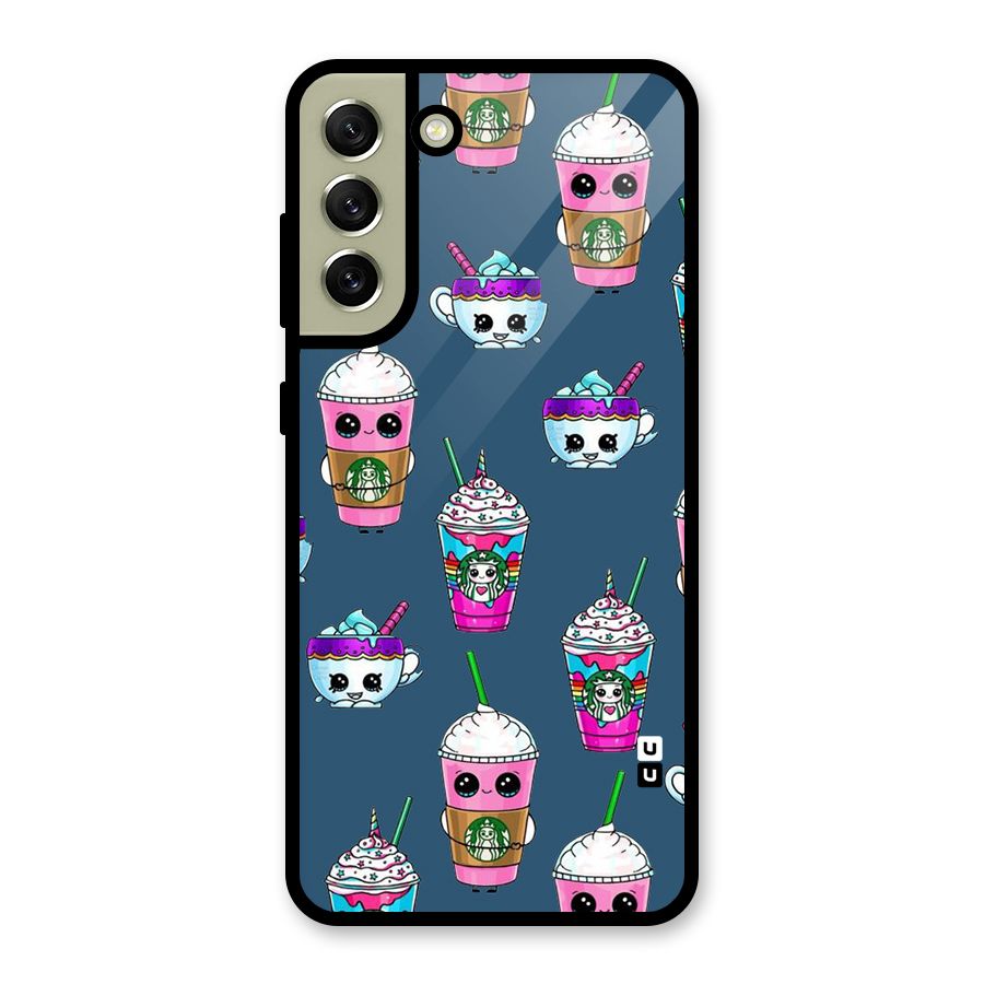 Coffee Mugs Metal Back Case for Galaxy S21 FE 5G (2023)