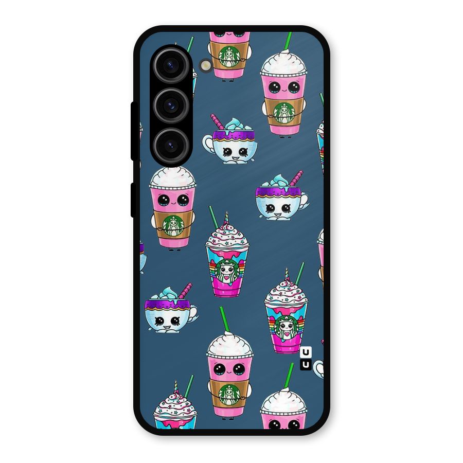 Coffee Mugs Metal Back Case for Galaxy S23