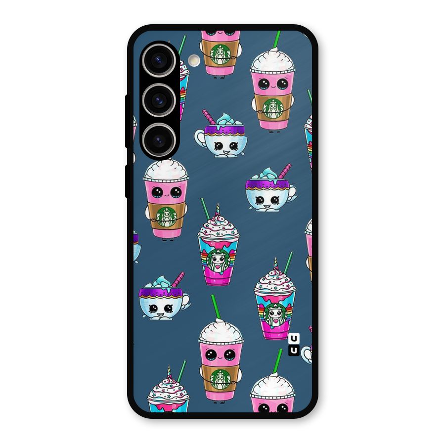 Coffee Mugs Metal Back Case for Galaxy S23 Plus