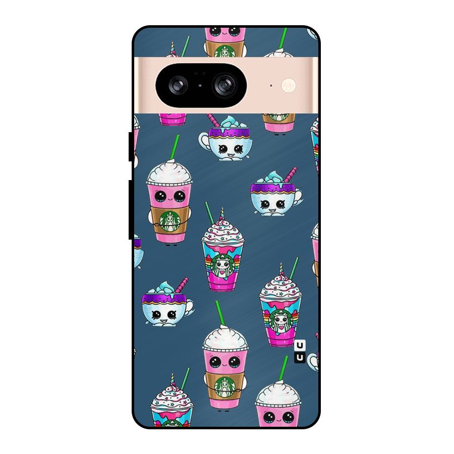 Coffee Mugs Metal Back Case for Google Pixel 8