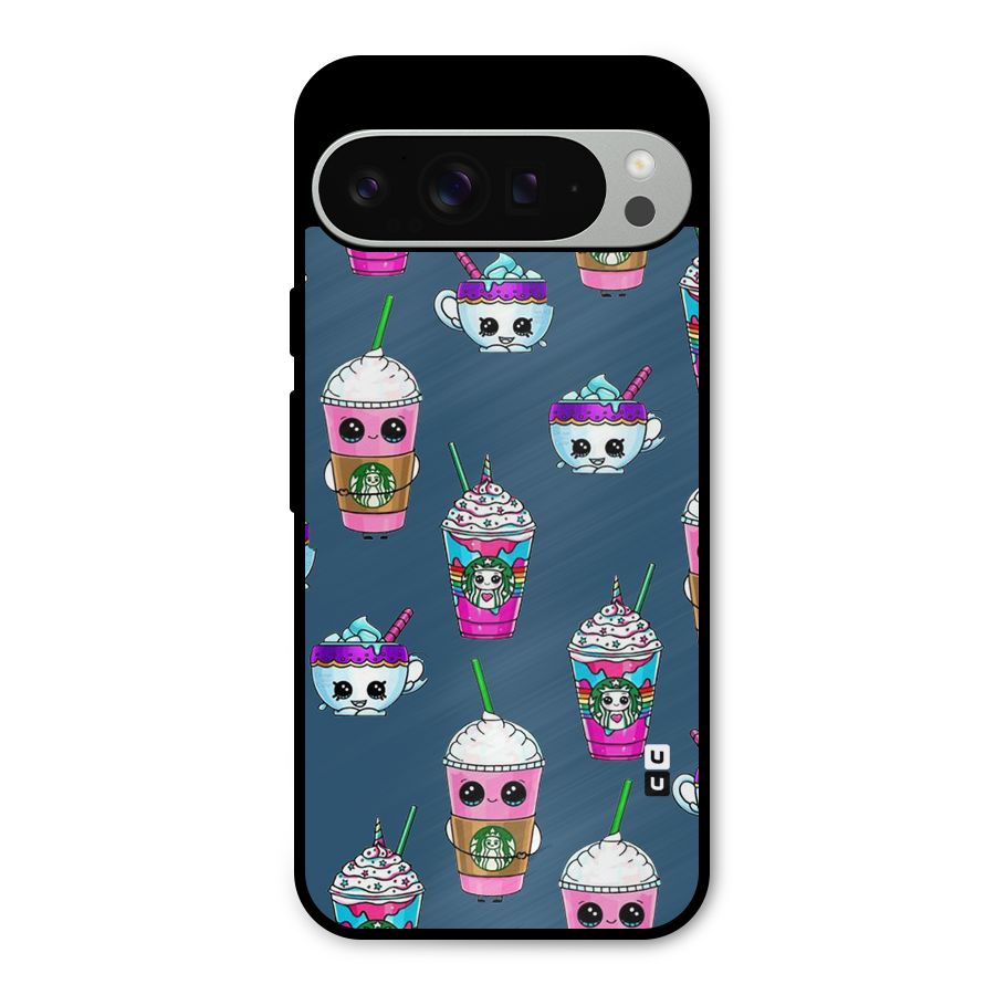 Coffee Mugs Metal Back Case for Google Pixel 9 Pro XL