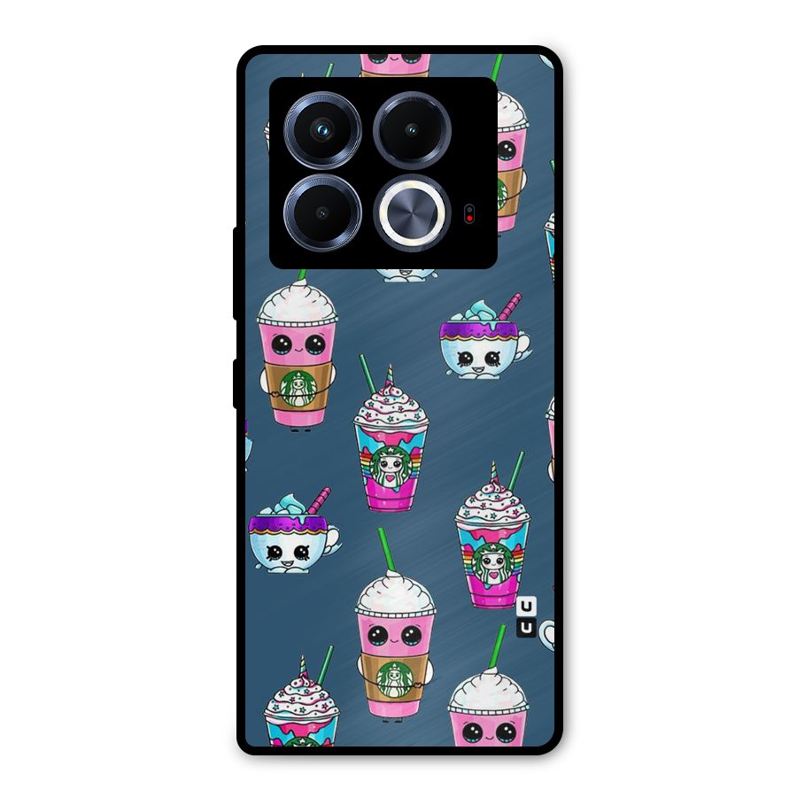 Coffee Mugs Metal Back Case for Infinix Note 40 5G