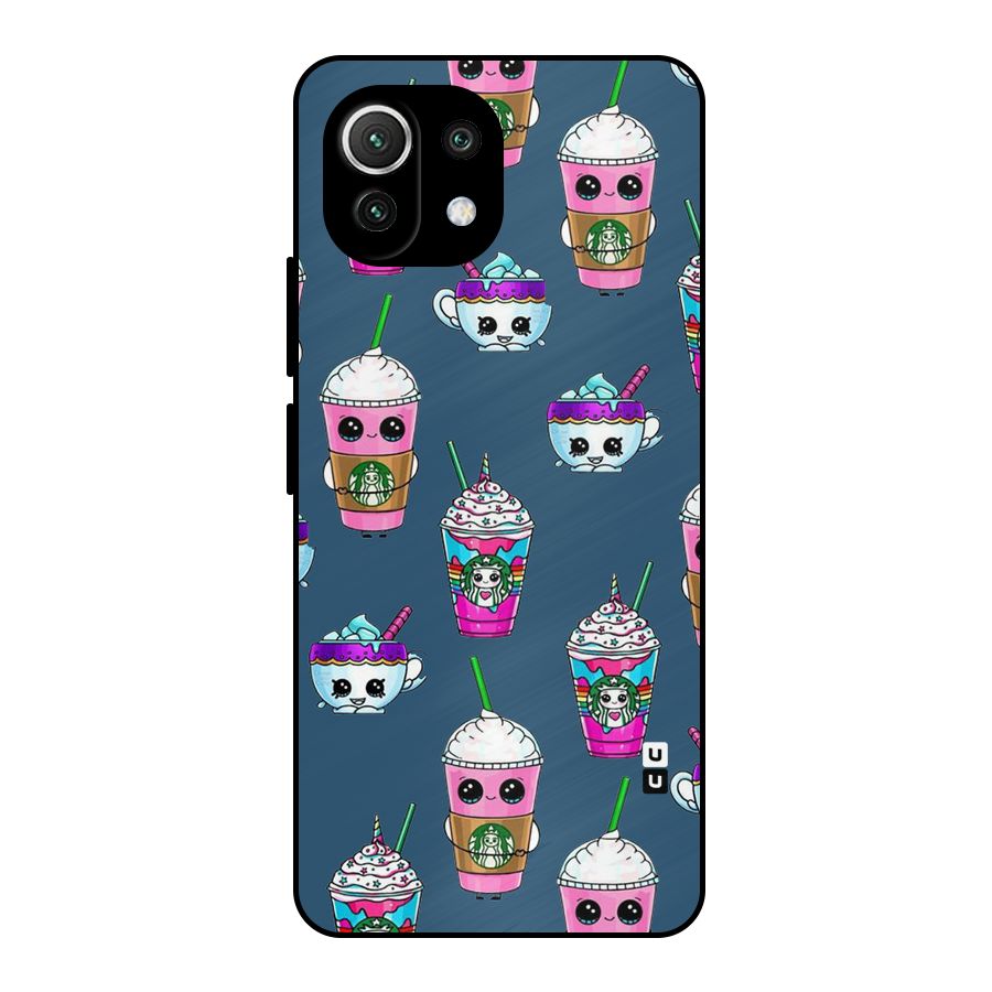 Coffee Mugs Metal Back Case for Mi 11 Lite NE 5G