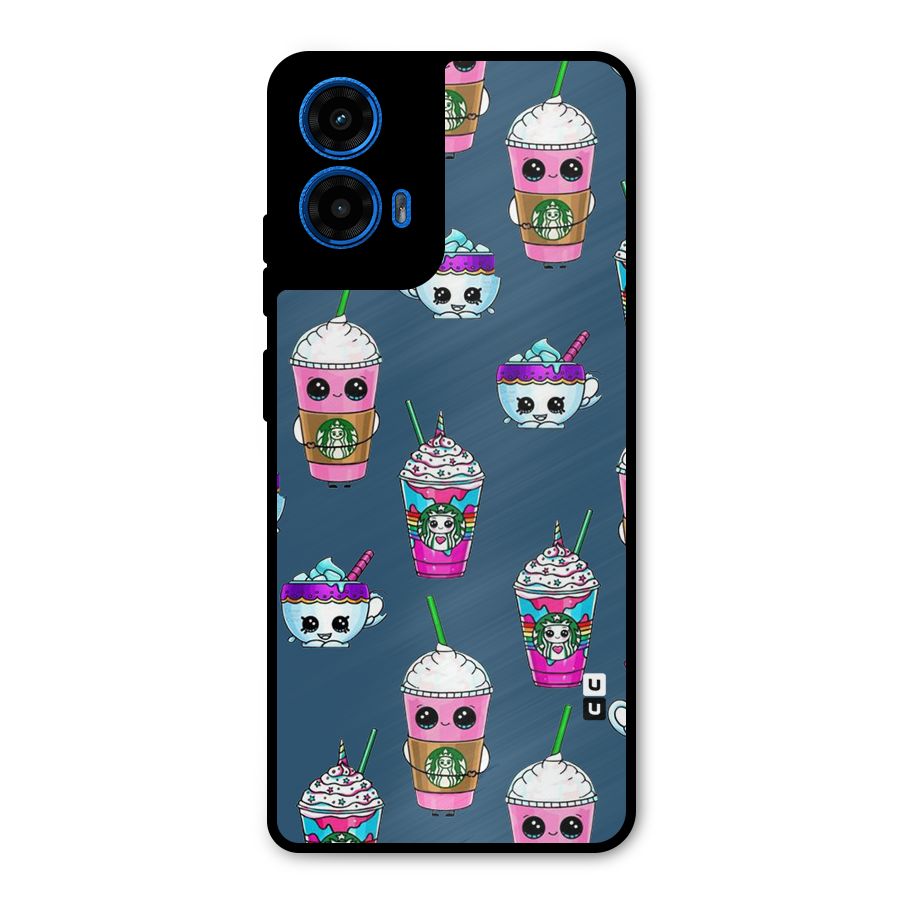 Coffee Mugs Metal Back Case for Moto G45