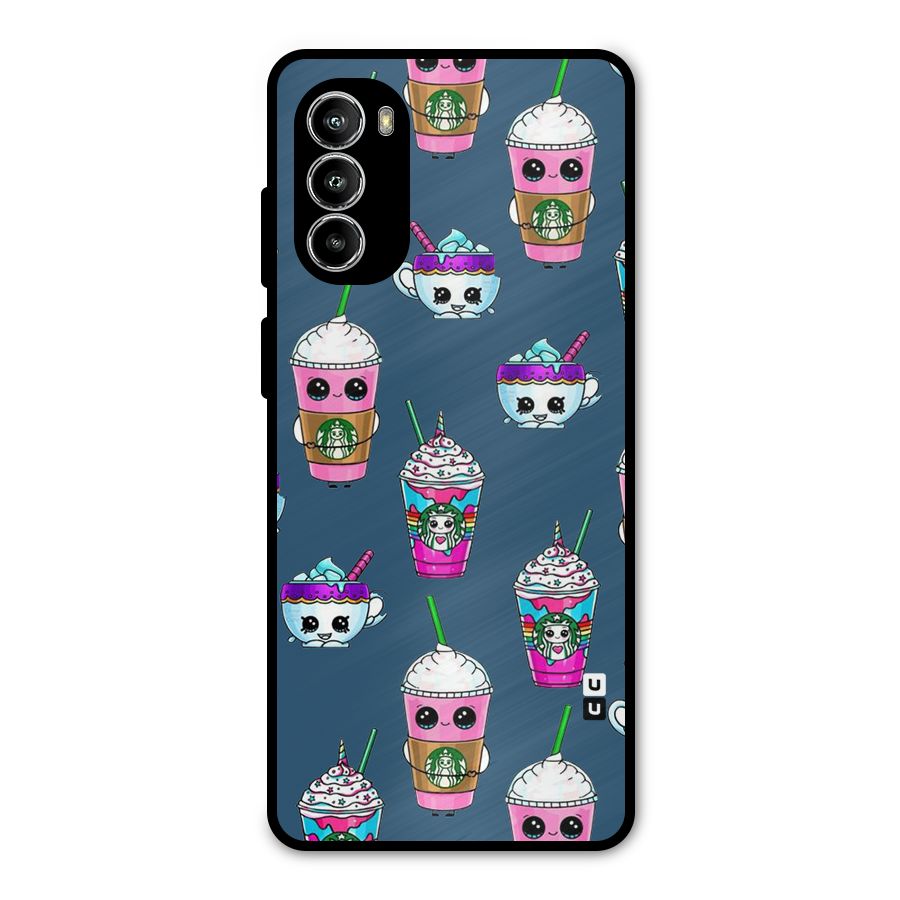 Coffee Mugs Metal Back Case for Moto G52