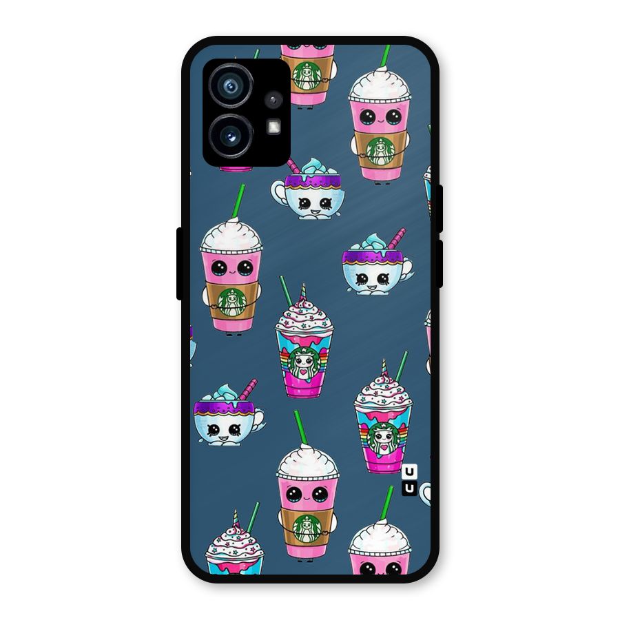 Coffee Mugs Metal Back Case for Nothing Phone 1