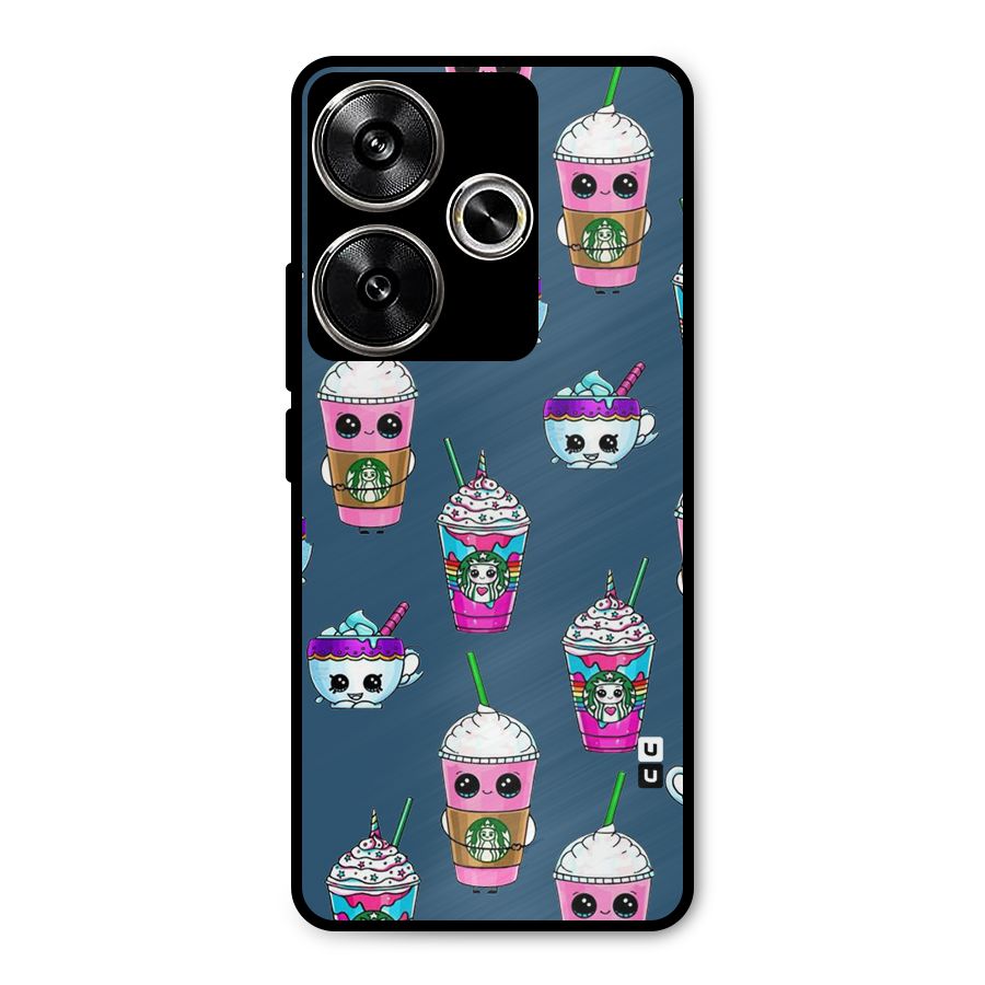 Coffee Mugs Metal Back Case for Poco F6