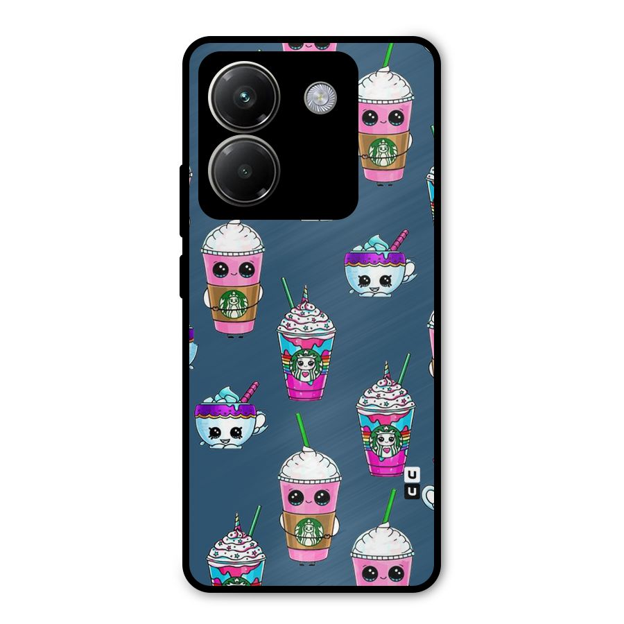 Coffee Mugs Metal Back Case for Poco M7 Pro 5G