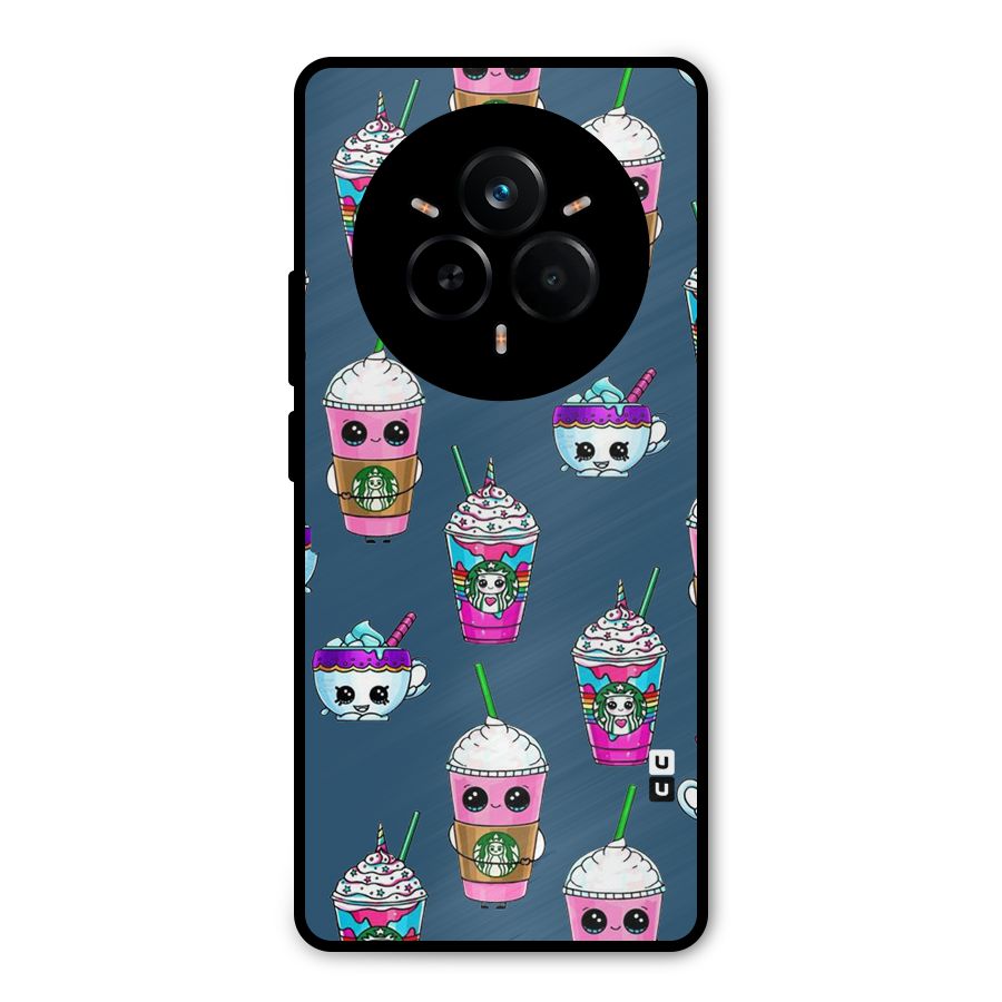 Coffee Mugs Metal Back Case for Realme 14 Pro