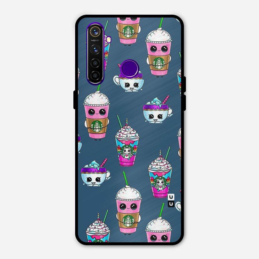 Coffee Mugs Metal Back Case for Realme 5 Pro