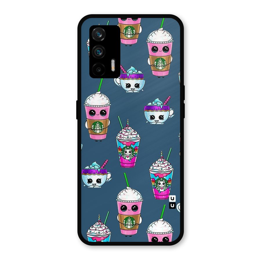 Coffee Mugs Metal Back Case for Realme GT 5G