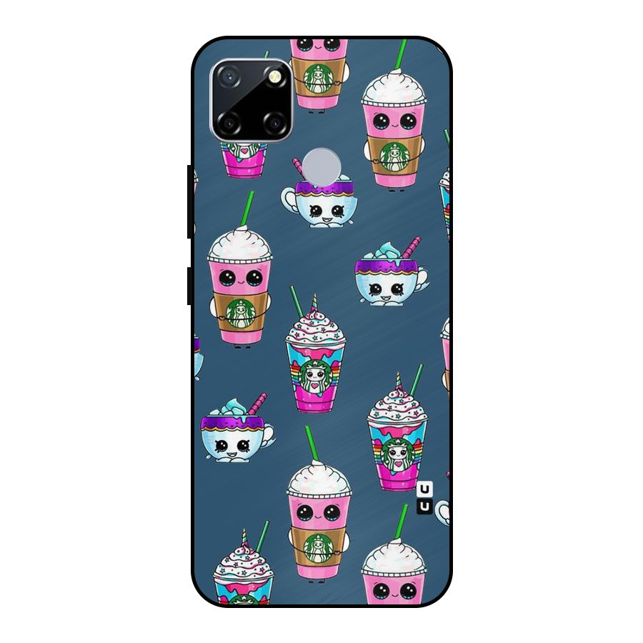 Coffee Mugs Metal Back Case for Realme Narzo 20