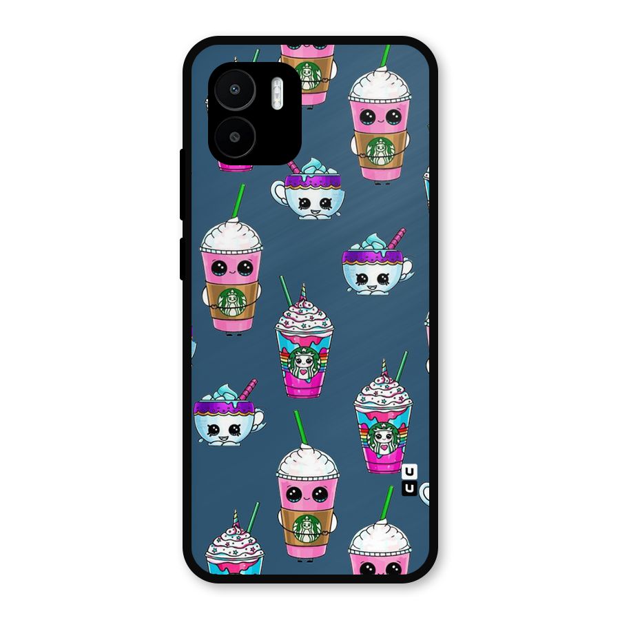 Coffee Mugs Metal Back Case for Redmi A2
