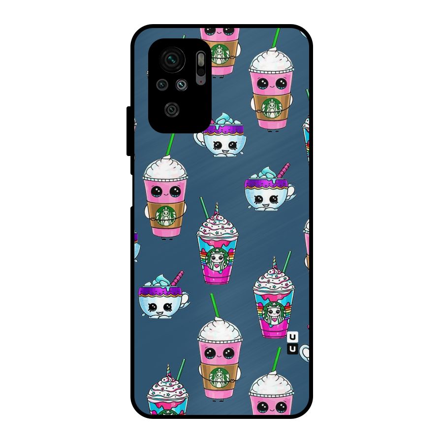 Coffee Mugs Metal Back Case for Redmi Note 10S