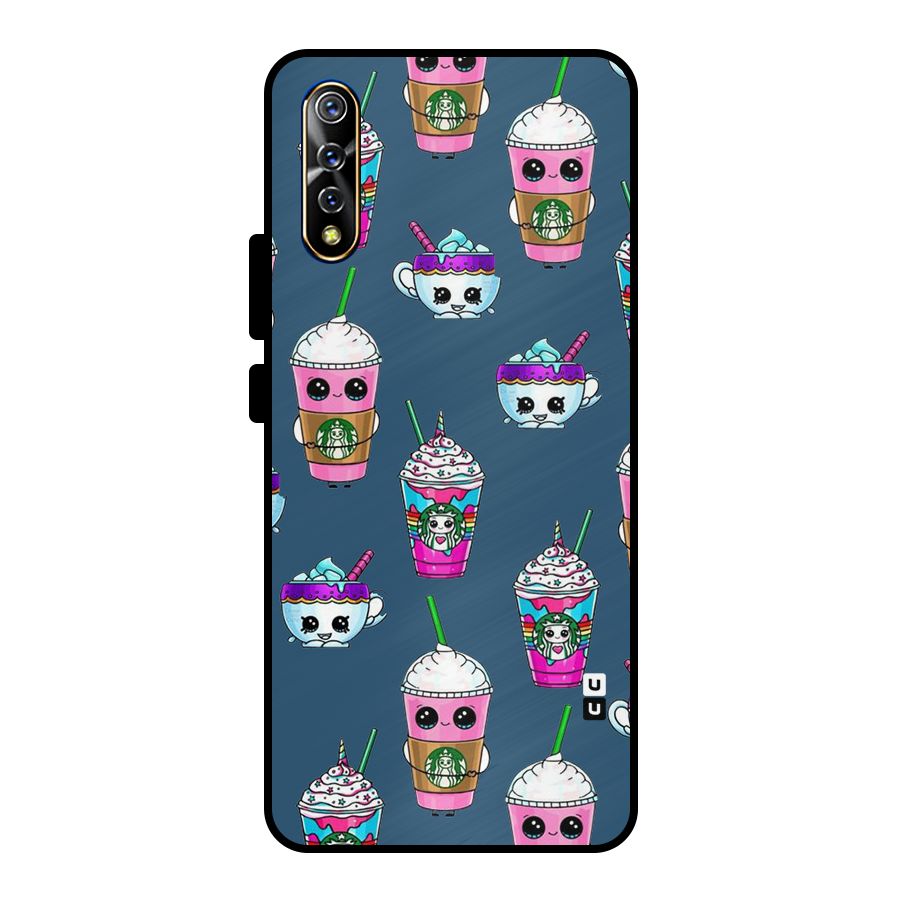 Coffee Mugs Metal Back Case for Vivo S1