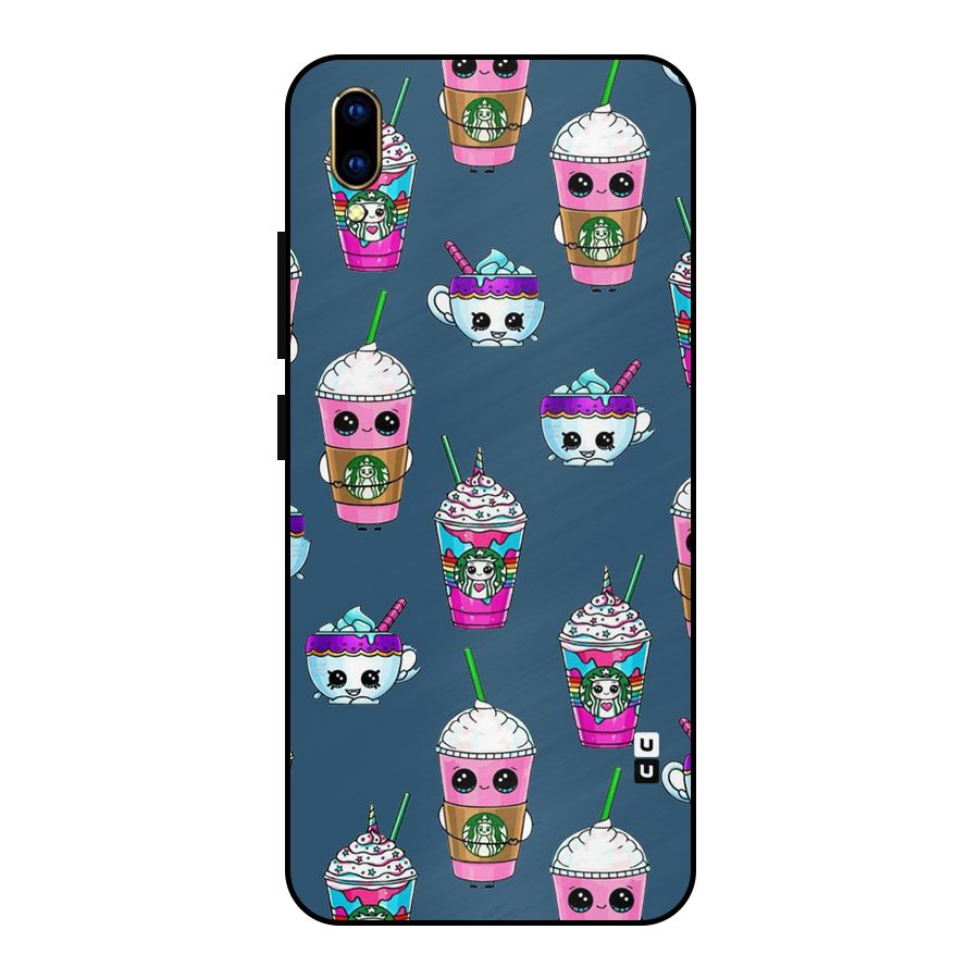 Coffee Mugs Metal Back Case for Vivo V11 Pro