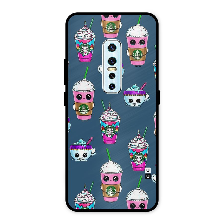 Coffee Mugs Metal Back Case for Vivo V17 Pro