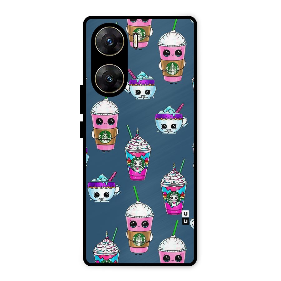 Coffee Mugs Metal Back Case for Vivo V29e