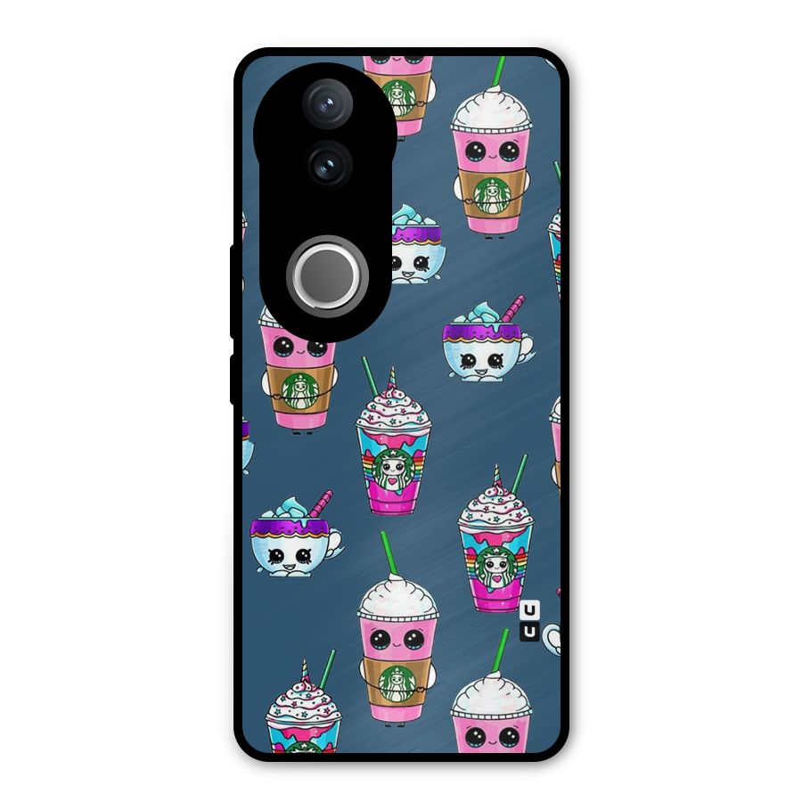 Coffee Mugs Metal Back Case for Vivo V50