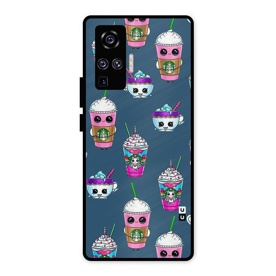 Coffee Mugs Metal Back Case for Vivo X50 Pro