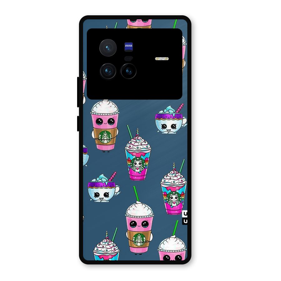 Coffee Mugs Metal Back Case for Vivo X80