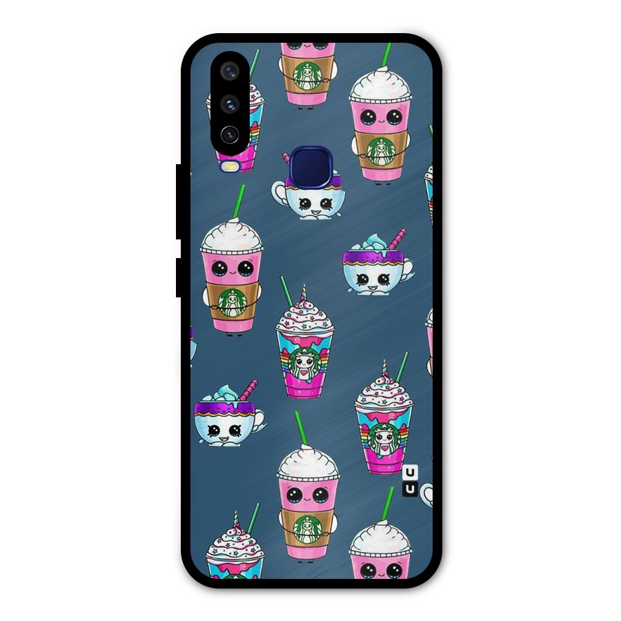 Coffee Mugs Metal Back Case for Vivo Y15