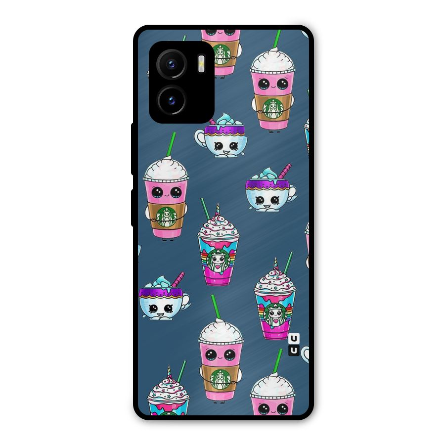 Coffee Mugs Metal Back Case for Vivo Y15s