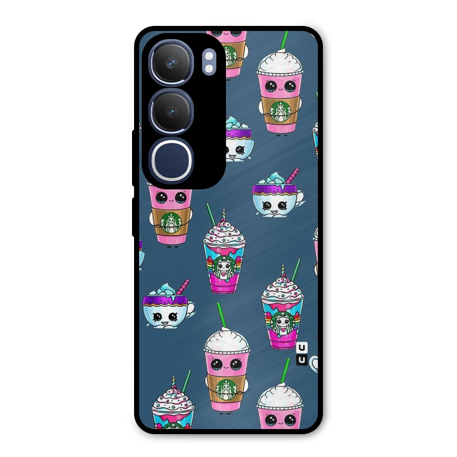 Coffee Mugs Metal Back Case for Vivo Y29
