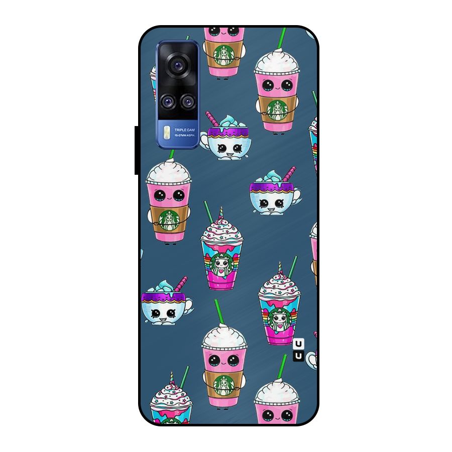 Coffee Mugs Metal Back Case for Vivo Y51