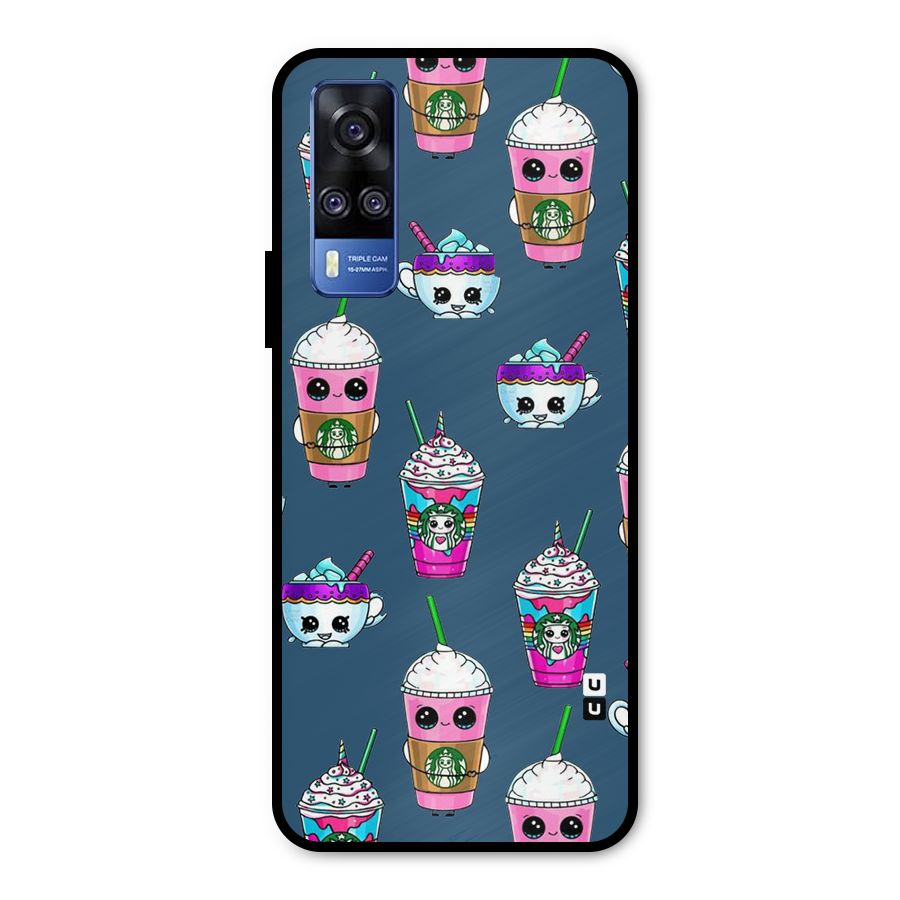 Coffee Mugs Metal Back Case for Vivo Y51A