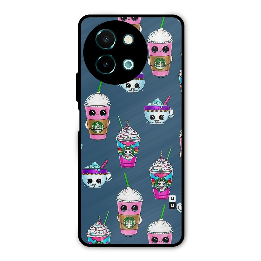 Coffee Mugs Metal Back Case for Vivo Y58