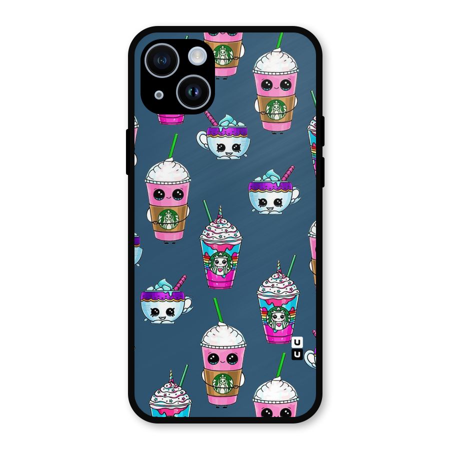 Coffee Mugs Metal Back Case for iPhone 14