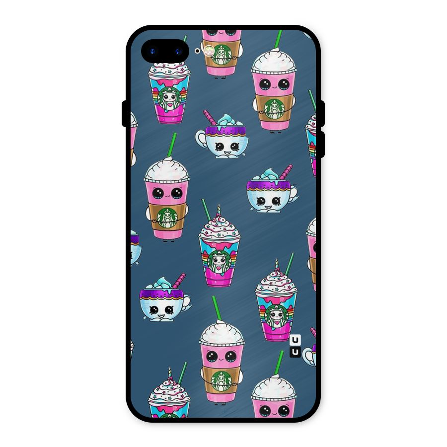 Coffee Mugs Metal Back Case for iPhone 7 Plus